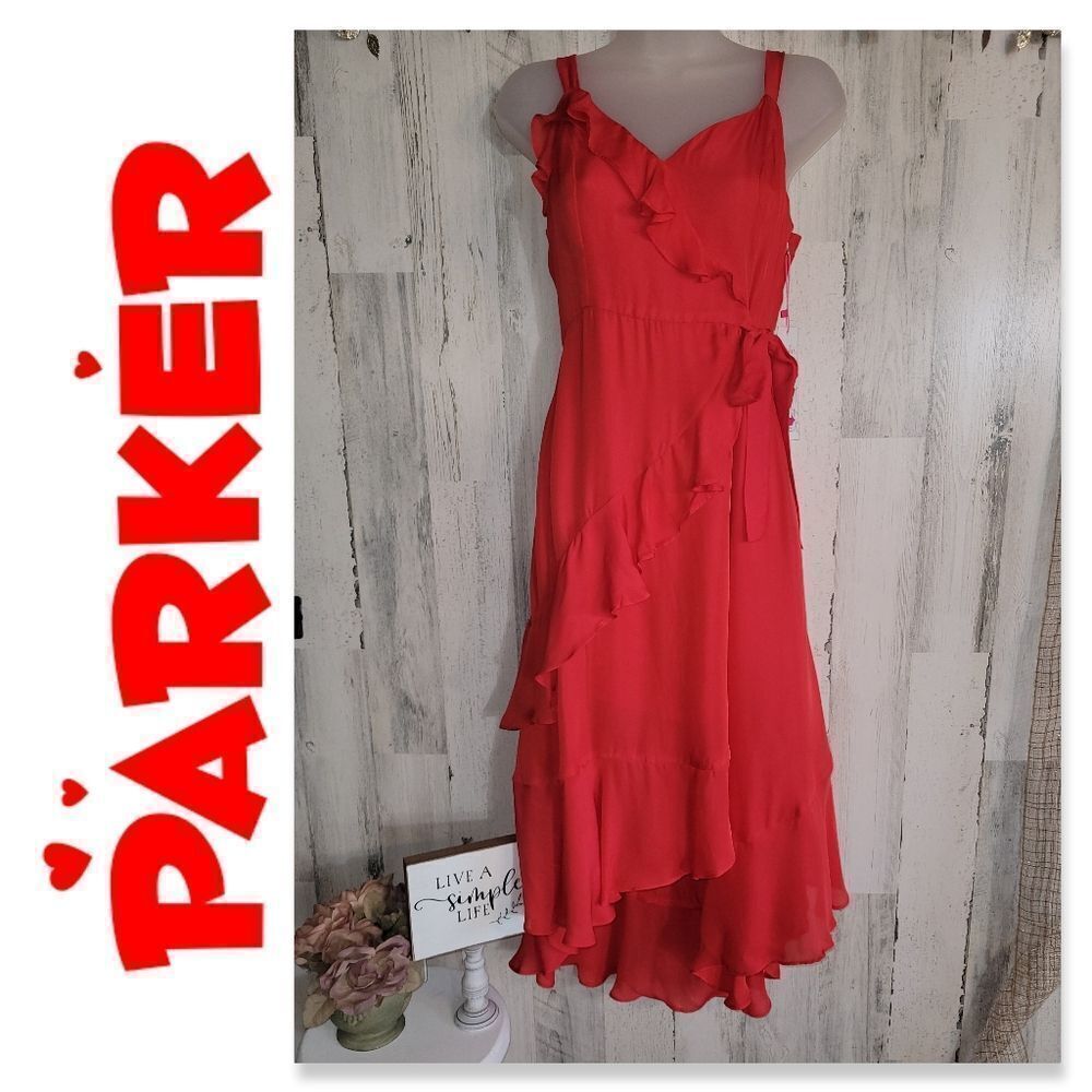 NWT Parker Kathy Dress In Roseberry